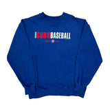 Chicago Cubs Majestic Mlb Sweatshirt - XL Blue Cotton