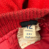 Unbranded Varsity Jacket - Medium Red Leather