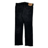 501 Levis Jeans - 34W 30L Black Cotton