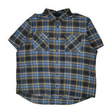 Racing Division Harley Davidson Checked Flannel Shirt - 2XL Yellow Cotton