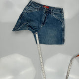 Dickies Denim Shorts - 24W UK 4 Blue Denim