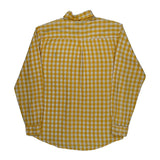 Polo By Ralph Lauren Checked Shirt - Large Yellow Cotton
