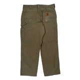 Carhartt Carpenter Trousers - 35W 30L Khaki Cotton