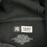 Pittsburgh Steelers Nfl Hoodie - Large Gray Cotton Blend