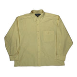 Big Button Down Ralph Lauren Shirt - Large Yellow Cotton