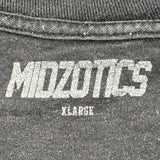 24 Midzotics Nascar T-Shirt - XL Black Cotton