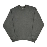 Made In USA 90S Blank Fruit Of The Loom Sweatshirt - XL Grey Cotton Blend