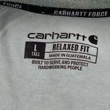 Carhartt T-Shirt - Large Green Cotton