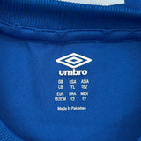 Youth Umbro Coastal Fc Football Shirt - Large Blue Polyester