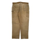 Carhartt Double Knee Carpenter Trousers - 40W 30L Beige Cotton