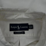 Ralph Lauren Shirt - Large White Cotton