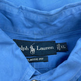 Ralph Lauren Short Sleeve Shirt - XL Blue Cotton