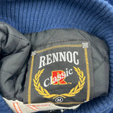 Lake Zurich Flames Rennoc Football Varsity Jacket - Medium Blue Wool Blend