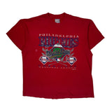Philadelphia Phillies Mlb Single Stitch T-Shirt - XL Red Cotton