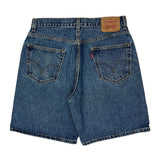 Levis Denim Shorts - 34W 10L Blue Cotton