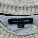 Tommy Hilfiger Jumper - Small Grey Cotton
