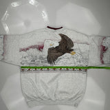Eagle Unbranded Graphic Sweatshirt - XL Grey Cotton