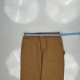 Carhartt Carpenter Trousers - 35W 34L Brown Cotton