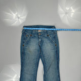 True Religion Boot Cut Jeans - 30W UK 8 Blue Denim