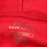 Polo By Ralph Lauren Hoodie - Small Red Cotton