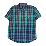 Tommy Hilfiger Checked Short Sleeve Shirt - XL Multicoloured Cotton