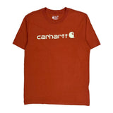 Carhartt T-Shirt - Medium Red Cotton