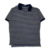 Polo By Ralph Lauren Striped Polo Shirt - XL Navy Cotton