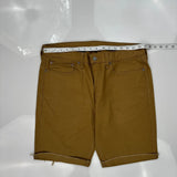 511 Levis Shorts - 34W 10L Brown Cotton