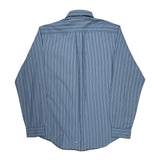 Ralph Lauren Striped Shirt - Large Blue Cotton