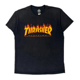 Thrasher T-Shirt - Medium Black Cotton
