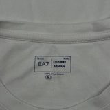 Ea7 Emporio Armani T-Shirt - Medium White Cotton