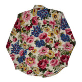 Liz Wear Floral Hawaiian Shirt - Small Multicoloured Polyester