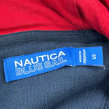 N83 Nautica Striped Hoodie - Small Navy Cotton