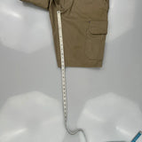 Flex Fire Hose Duluth Cargo Shorts - 36W 13L Khaki Cotton