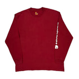 Carhartt Spellout Long Sleeve T-Shirt - XL Red Cotton