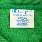 Reverse Weave Champion Sweatshirt - Small Green Cotton