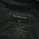 Surfing Quiksilver Graphic T-Shirt - Medium Black Cotton