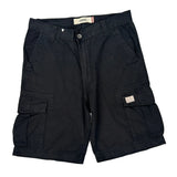 Levis Cargo Shorts - 34W 11L Black Cotton