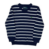 Age 5 Polo By Ralph Lauren Striped Sweater - XS Navy Cotton