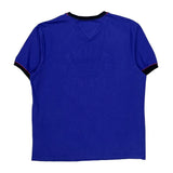 Tommy Jeans Ringer T-Shirt - Large Blue Cotton