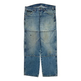 Dickies Double Knee Carpenter Jeans - 34W 30L Blue Cotton