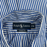 Ralph Lauren Striped Shirt - Medium Blue Cotton