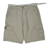 Wrangler Cargo Shorts - 34W 10L Beige Cotton