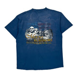 Sturgis Black Hills Rally 2009 Harley Davidson Graphic T-Shirt - XL Blue Cotton