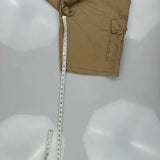 Quiksilver Cargo Shorts - 34W 11L Khaki Cotton