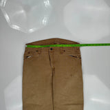 Dickies Carpenter Pants - 35W 30L Brown Cotton