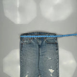 501 Levis Jeans - 34W 32L Blue Denim