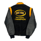 National Champion American Cheer Power Varsity Jacket - Small Grey Leather