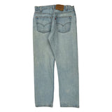 505 Levis Jeans - 33W 30L Light Wash Denim
