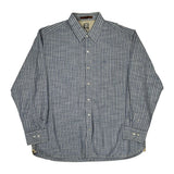 Timberland Striped Shirt - XL Blue Cotton